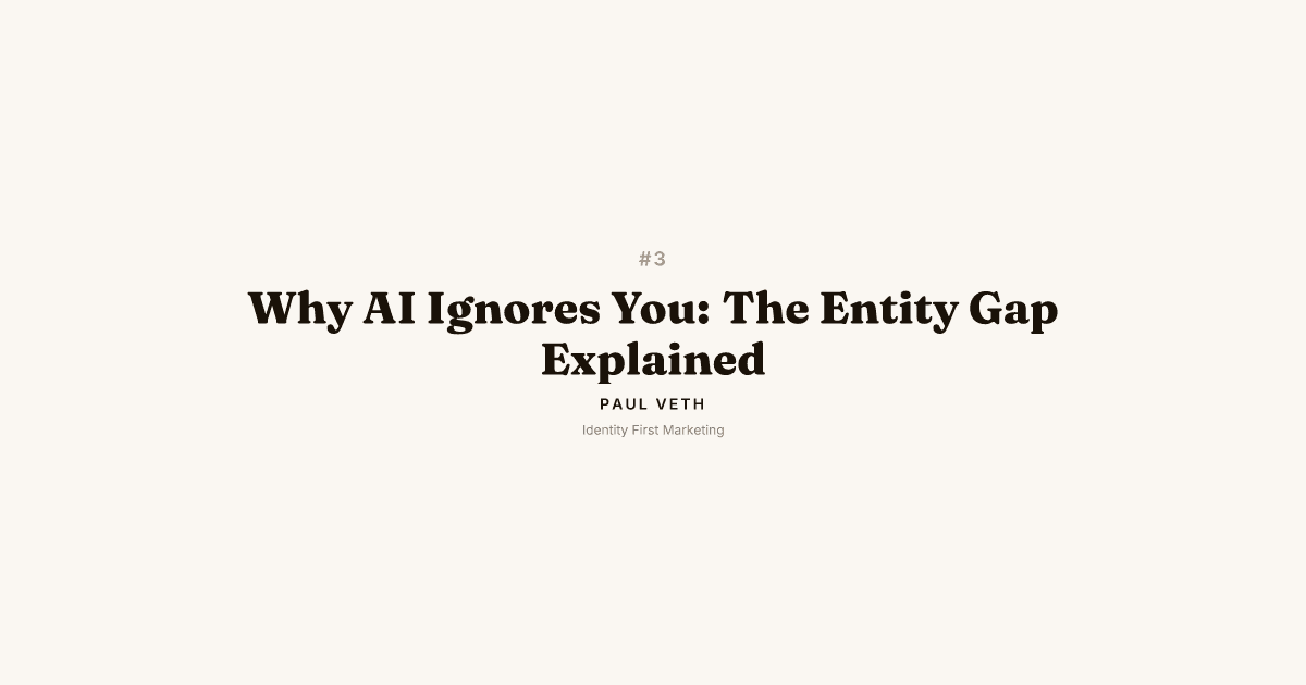 Close the Entity Gap to Get Found by AI
