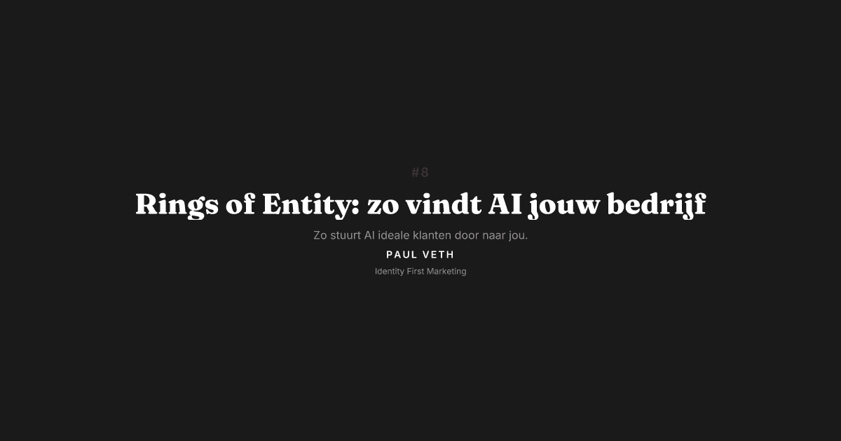 Rings of Entity: zo vindt AI jouw bedrijf